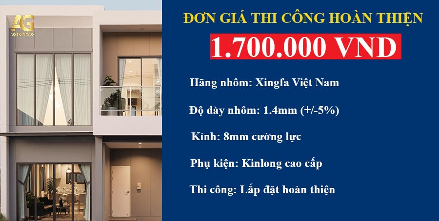 báo giá cửa nhôm xingfa việt nam